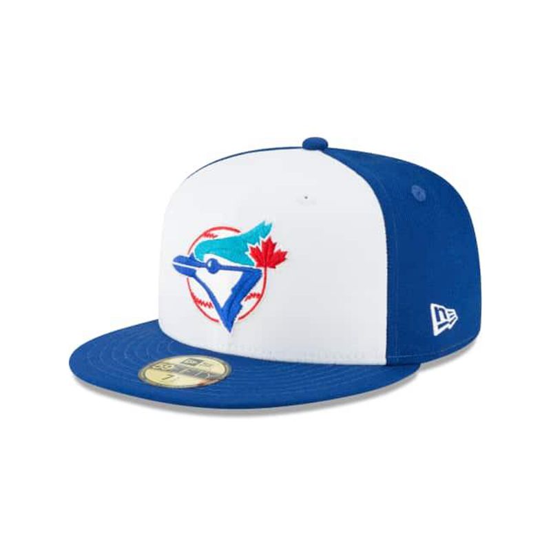 MLB Toronto Blue Jays 1989 Cooperstown Wool 59Fifty Fitted (OXA2413) - Blue New Era Caps